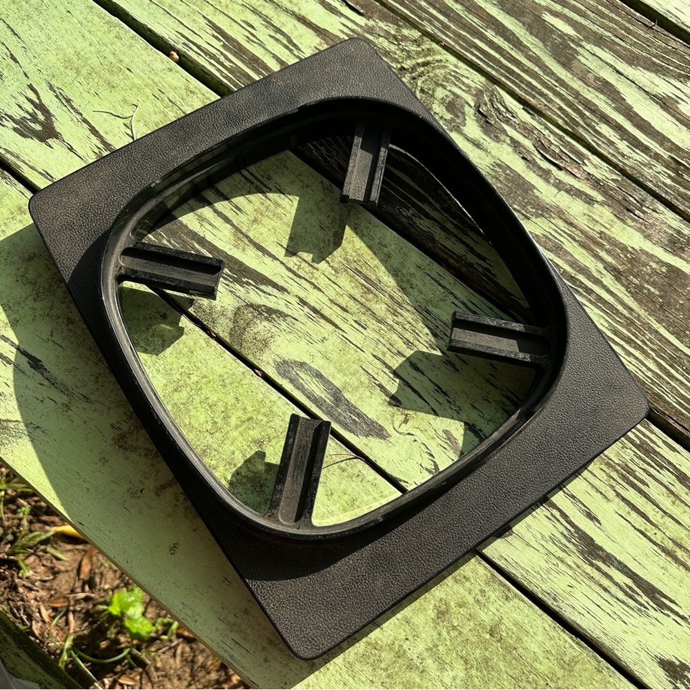Vintage Corning Ware A-10-M Black Serving Cradle Fits 4 - 5‎ Qt. Trivet EUC